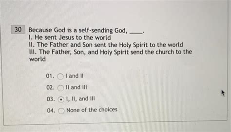 God is represented as the husband of His people. . Because god is a selfsending god quizlet